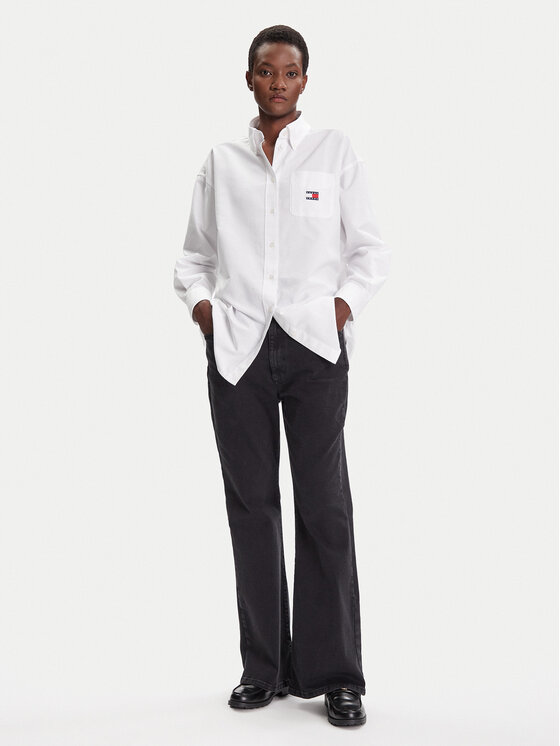 Tommy Jeans Tommy Jeans Jeans hlače Sylvia DW0DW20503 Črna Flare Fit