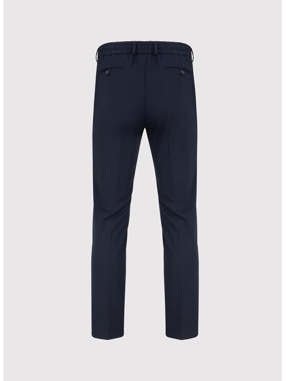 Pako Lorente Pako Lorente Spodnie materiałowe P25WF-WX-018 Granatowy Slim Fit