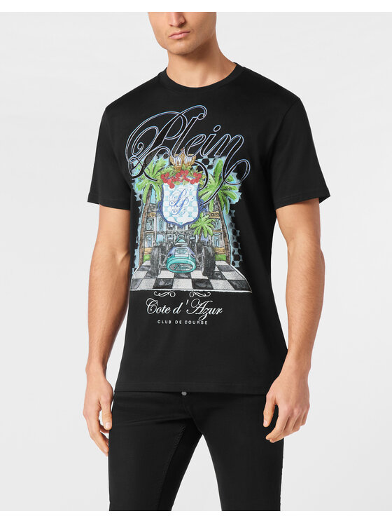 PHILIPP PLEIN PHILIPP PLEIN T-Shirt 24937 Czarny Regular Fit