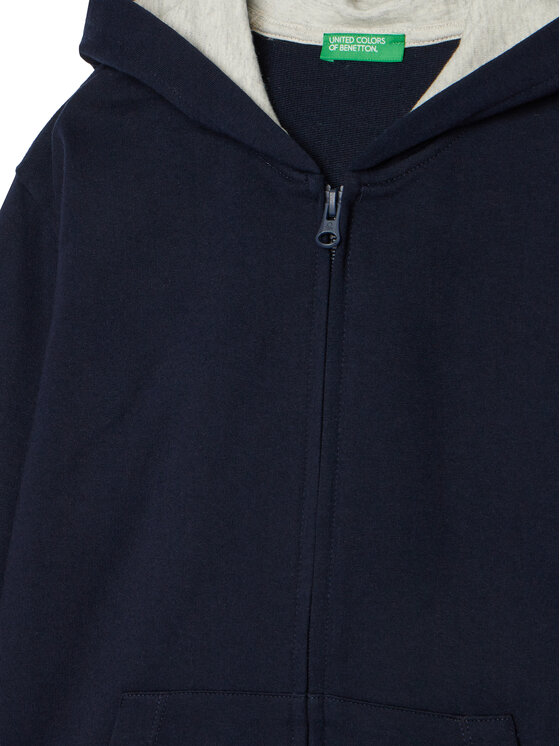 United Colors Of Benetton United Colors Of Benetton Суитшърт 3BC1C504U Тъмносин Relaxed Fit