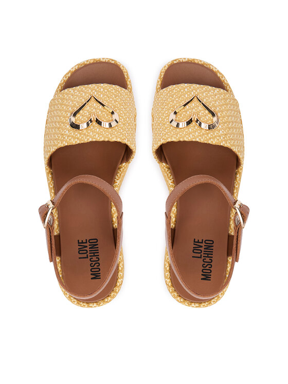 LOVE MOSCHINO LOVE MOSCHINO Sandály JA16127I0OJR610B Béžová