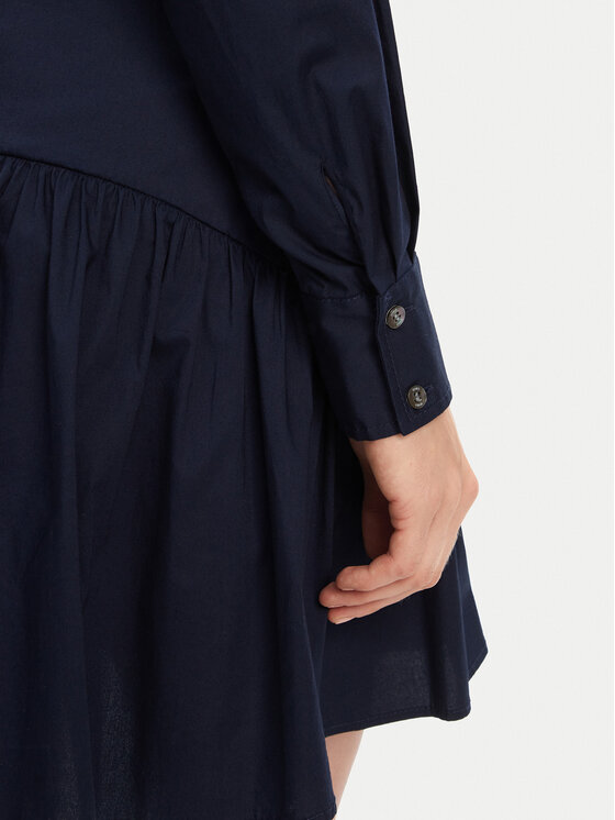 STAUD STAUD Rochie tip cămașă Rocco R25S2112PO Bleumarin Regular Fit