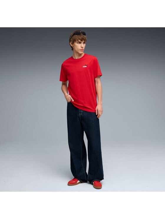 Puma Puma T-Shirt 684717 Czerwony Regular Fit