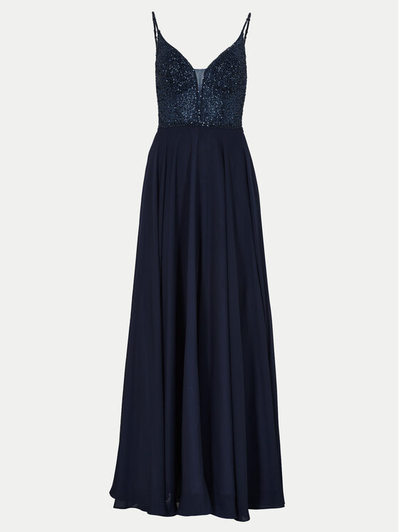 Hey Kyla Hey Kyla Rochie de seară 5AC105HK Bleumarin Regular Fit