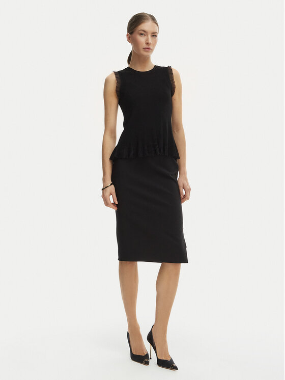 Rinascimento Rinascimento Top CFM0012241003 Čierna Slim Fit