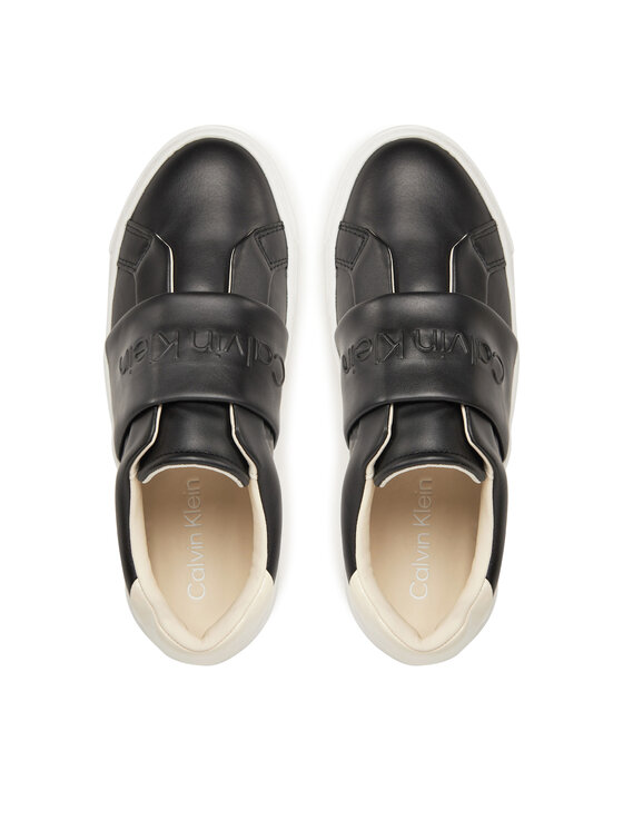 Calvin Klein Calvin Klein Snīkeri Cupsole Slip On - He Nappa HW0HW02471 Melns