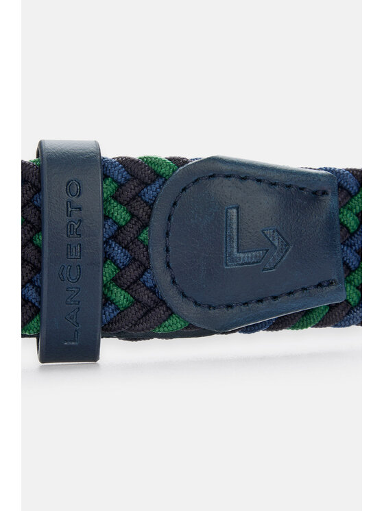 Lancerto Lancerto Pasek Męski Merano PS090223000002 Granatowy