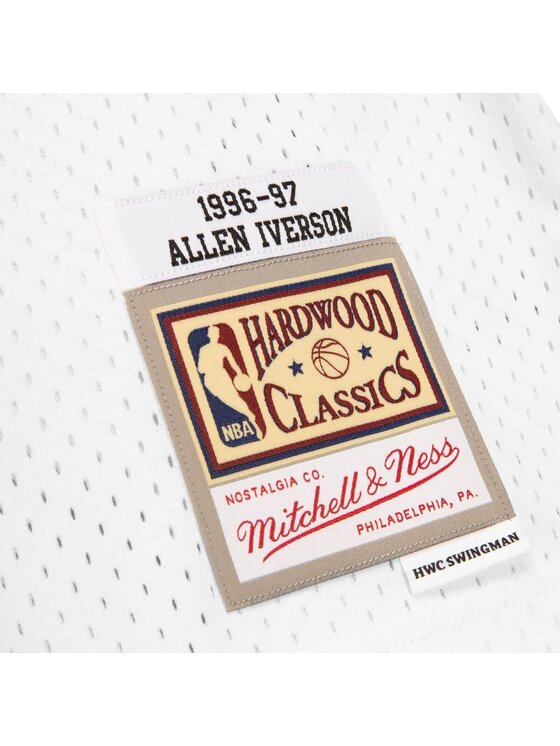 Mitchell & Ness Mitchell & Ness Tank top Philadelphia 76ers Allen Iverson Biały Standard Fit