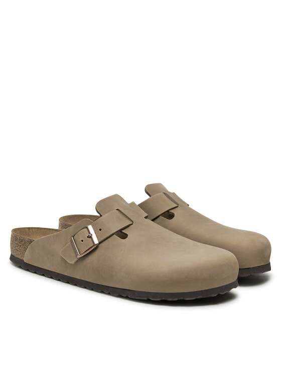 Birkenstock Birkenstock Klapki Boston SFB LEOI 1018147 Brązowy