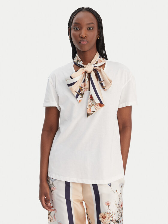 Liu Jo Liu Jo T-shirt WA6189 J6308 Bianco Regular Fit