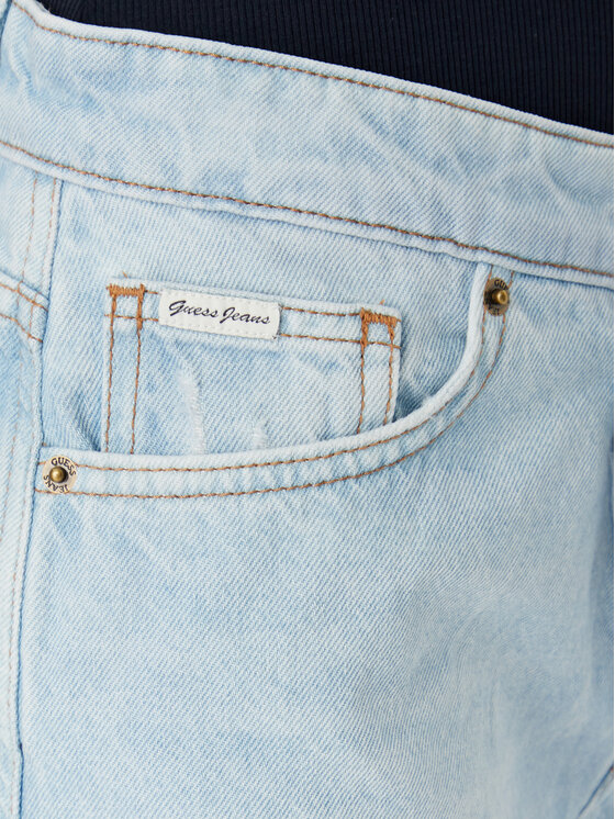 Guess Jeans Guess Jeans Džínsové šortky W6GDZ8 D6364 Modrá Regular Fit