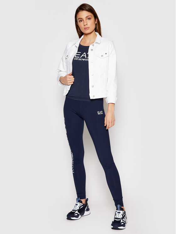 T-shirt 8NTT63 TJ12Z 1554 Blu scuro Slim Fit