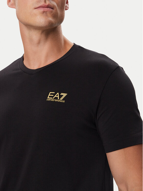 EA7 Emporio Armani EA7 Emporio Armani T-shirt 8NPT27 PJVQZ MC004 Crna Regular Fit