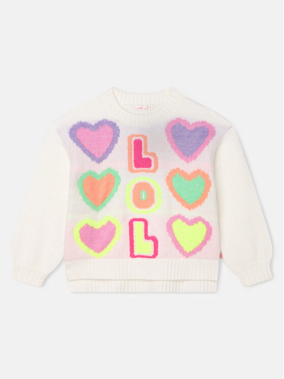 Billieblush Billieblush Maglione U15B55 Écru Regular Fit