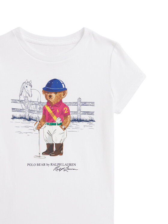 Polo Ralph Lauren Polo Ralph Lauren T-krekls 312A96120001 Balts Regular Fit