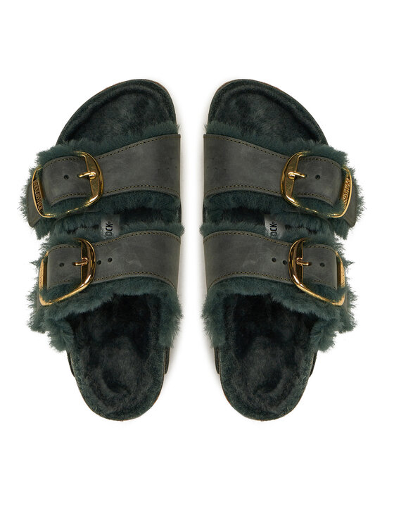 Birkenstock Birkenstock Παντόφλες Arizona Bb Shearling Leoi 1028070 Πράσινο