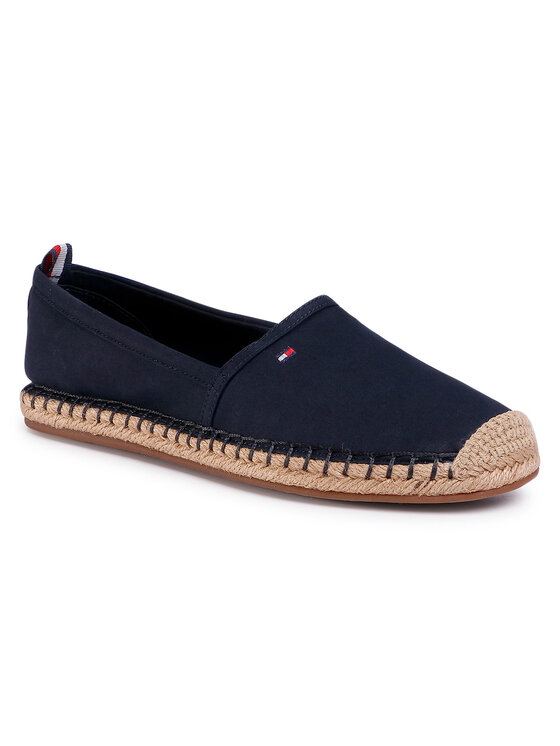 Tommy Hilfiger Tommy Hilfiger Espadrillid Basic Tommy Flat Espadrille FW0FW04827 Tumesinine
