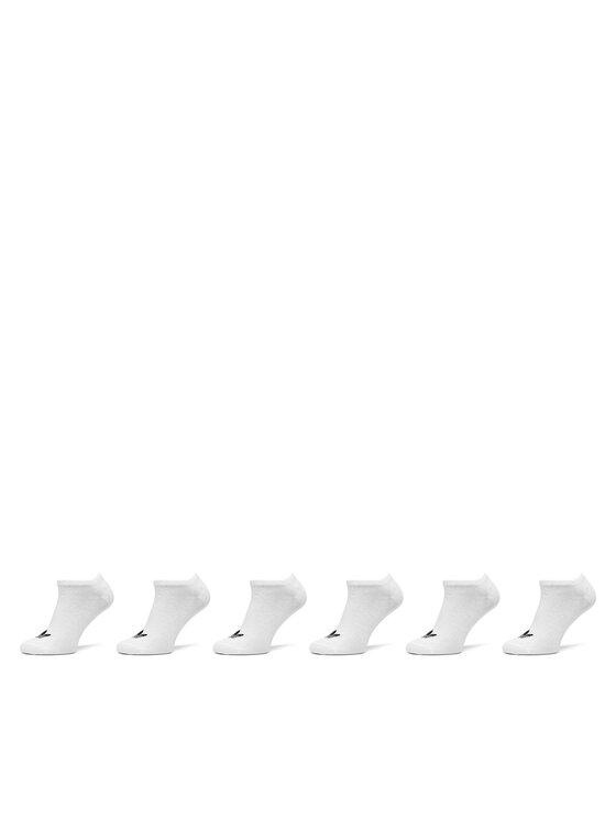 adidas Set di 6 paia di calzini corti unisex Trefoil Liner IJ5623 Bianco Modivo