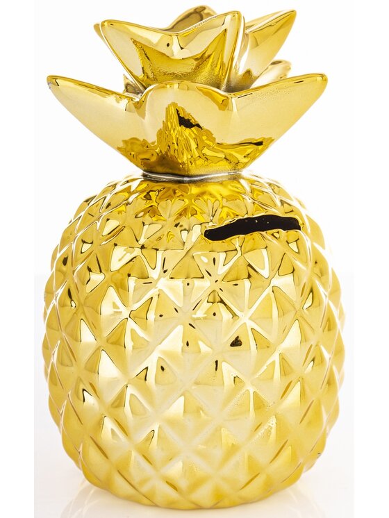MIAhome MIAhome Skarbonka ceramiczna ANANAS Złoty