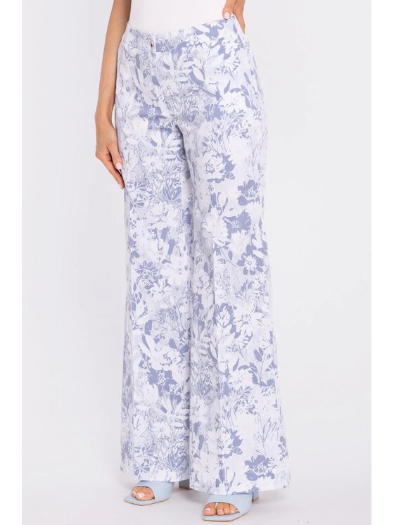 Made of Emotion Made of Emotion Pantaloni di tessuto M911 Blu Wide Leg