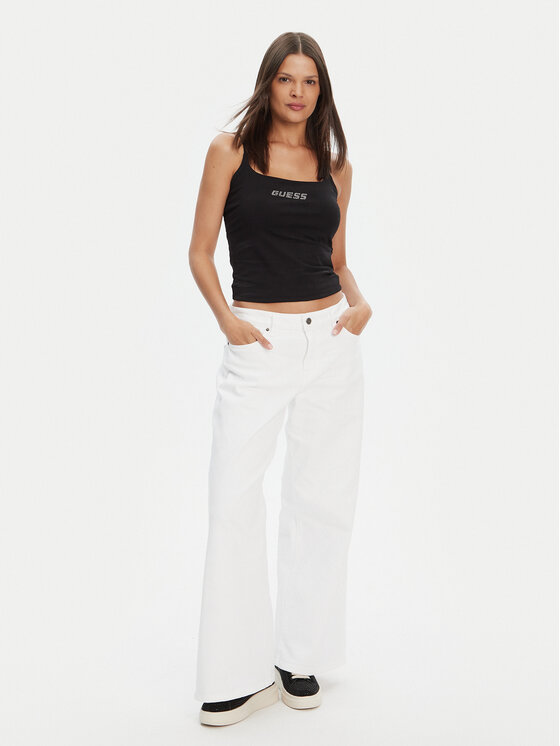 Guess Guess Top V5GP22 J1314 Čierna Regular Fit