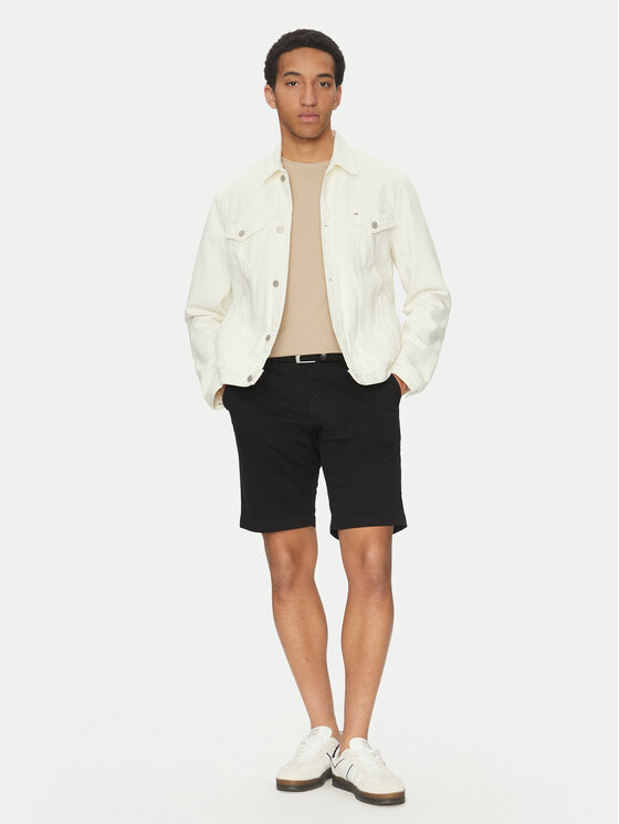 Tommy Hilfiger Tommy Hilfiger Kratke hlače Harlem MW0MW23568 Crna Regular Fit