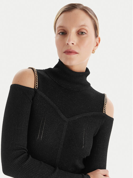 Fracomina Fracomina Поло FS25WT7020K559Q7 Черен Slim Fit