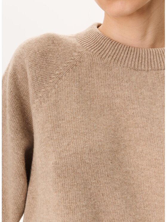 LEBRAND LEBRAND Sweter Beth Beżowy Regular Fit