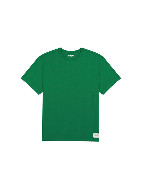 Wrangler Wrangler T-shirt SS SOLID TEE Verde Regular Fit