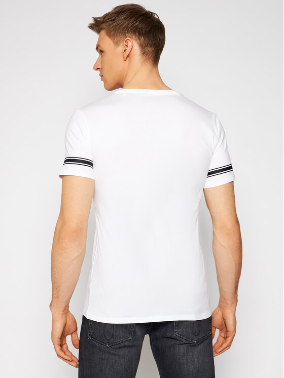 Guess Guess T-Shirt Crew Neck Short Sleeve Tee M1RI56 K8HM0 Λευκό Slim Fit