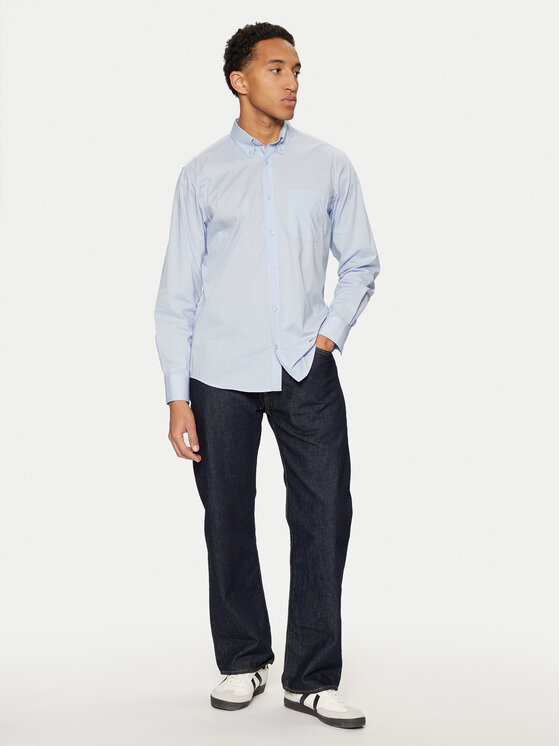 United Colors Of Benetton United Colors Of Benetton Πουκάμισο 5KQRUQ04B Μπλε Regular Fit