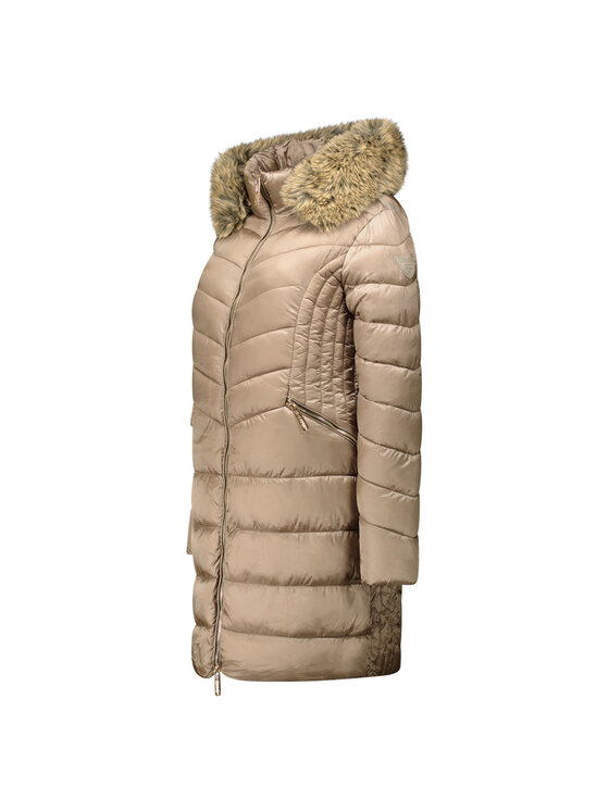 Geographical Norway Geographical Norway Parka WZ7487F/GN-TAUPE Beżowy Fitted Fit