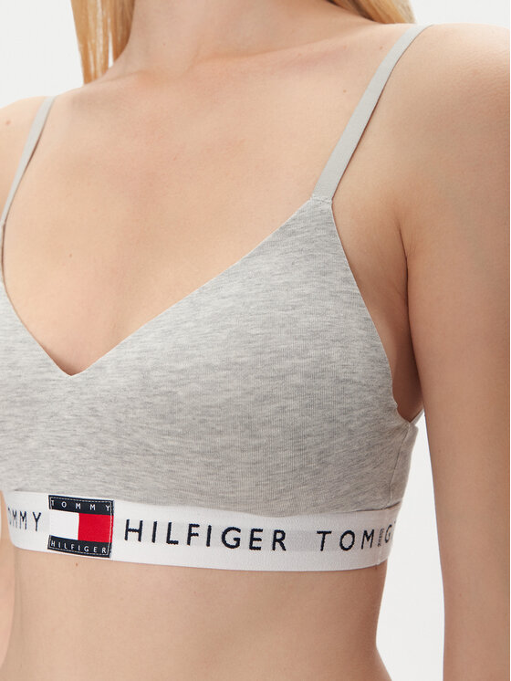 Tommy Hilfiger Tommy Hilfiger Podprsenka Bralette UW0UW05715 Šedá