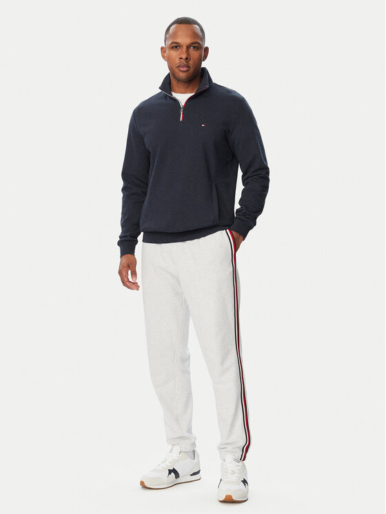 Tommy Hilfiger Tommy Hilfiger Hanorac Tipping Terry MW0MW44943 Bleumarin Regular Fit