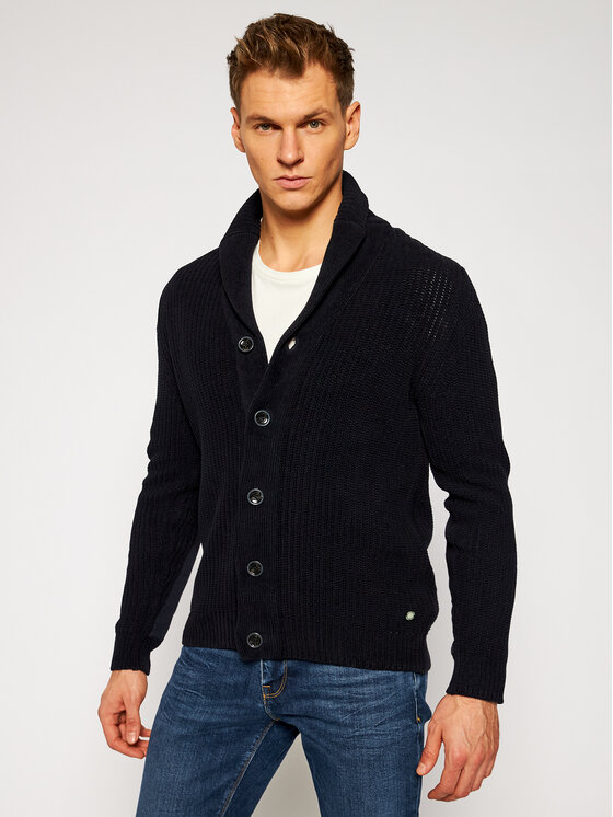 Pierre Cardin Pierre Cardin Kardiganas 55768/000/2545 Tamsiai mėlyna Modern Fit