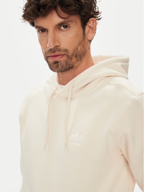 adidas adidas Mikina Trefoil Essentials HZ3598 Écru Regular Fit