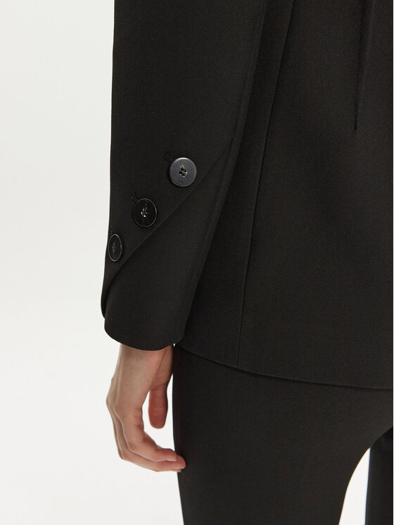 Simona Corsellini Simona Corsellini Сако A24CPGI017 Черен Slim Fit