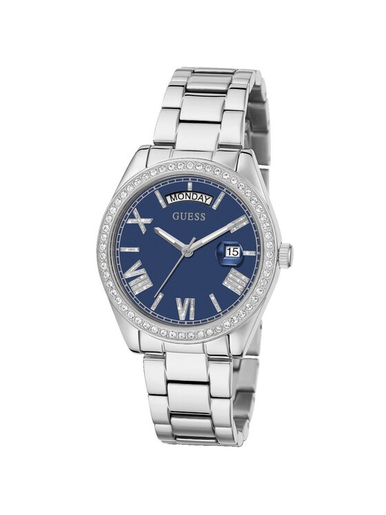Guess Guess Hodinky GW0307L1 Stříbrná