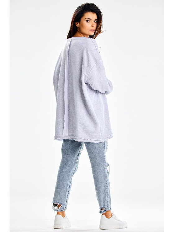 Infinite You Infinite You Mikina M335 Šedá Basic Fit