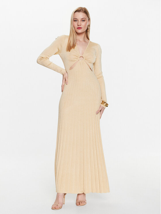 MICHAEL Michael Kors MICHAEL Michael Kors Abendkleid MS381MV61R Goldfarben Slim Fit