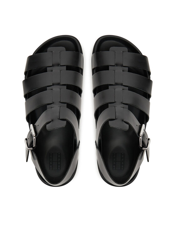 Tommy Jeans Tommy Jeans Sandały Tjw Fisherman Patent Sandal EN0EN02874 Czarny
