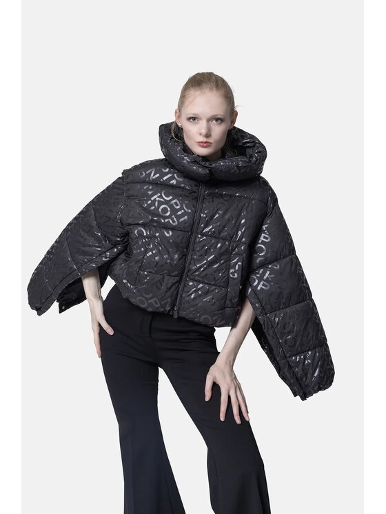 PINKO PINKO Kurtka puchowa Infuso Czarny Regular Fit