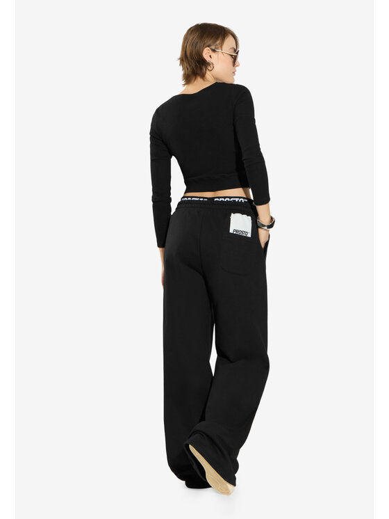 PROSTO. PROSTO. Jeansy Oversized Czarny Loose Fit