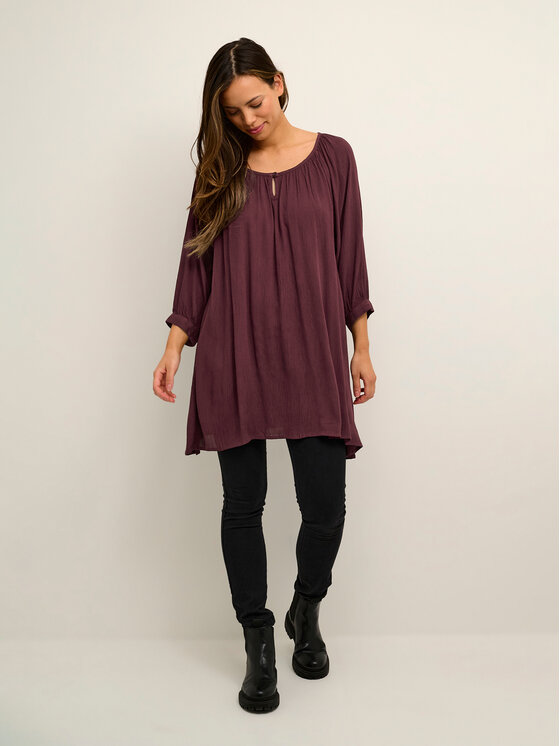 Kaffe Kaffe Tunika Amber 501030 Fialová Relaxed Fit