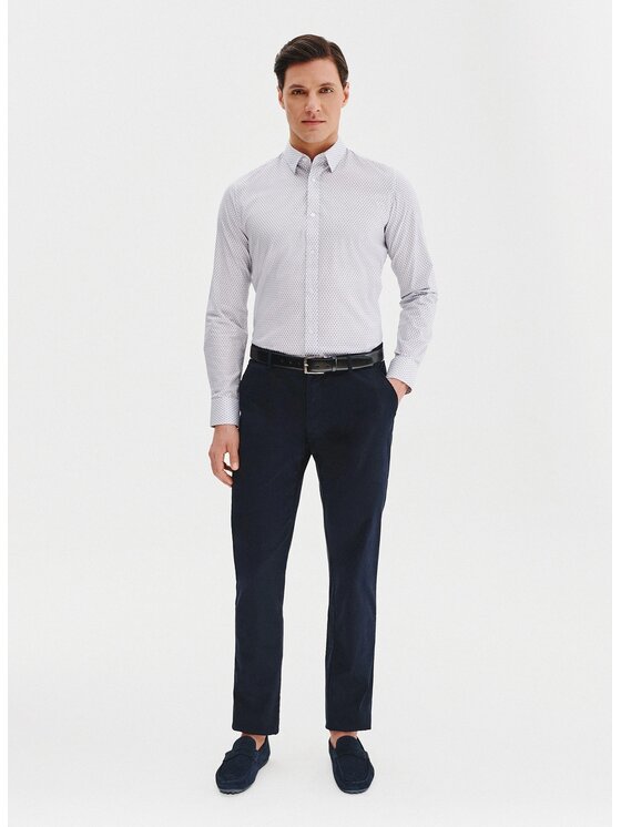 Pako Lorente Pako Lorente Koszula P25SF-1X-026 Biały Slim Fit