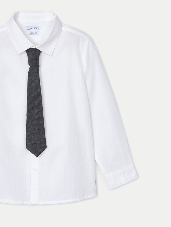 Mayoral Mayoral Srajca 4109 Bela Regular Fit