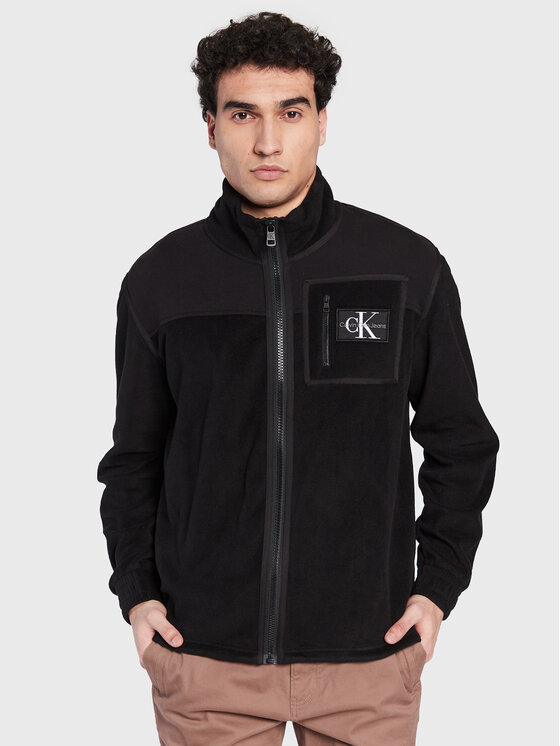Calvin Klein Jeans Veste polaire J30J322521 Noir Regular Fit