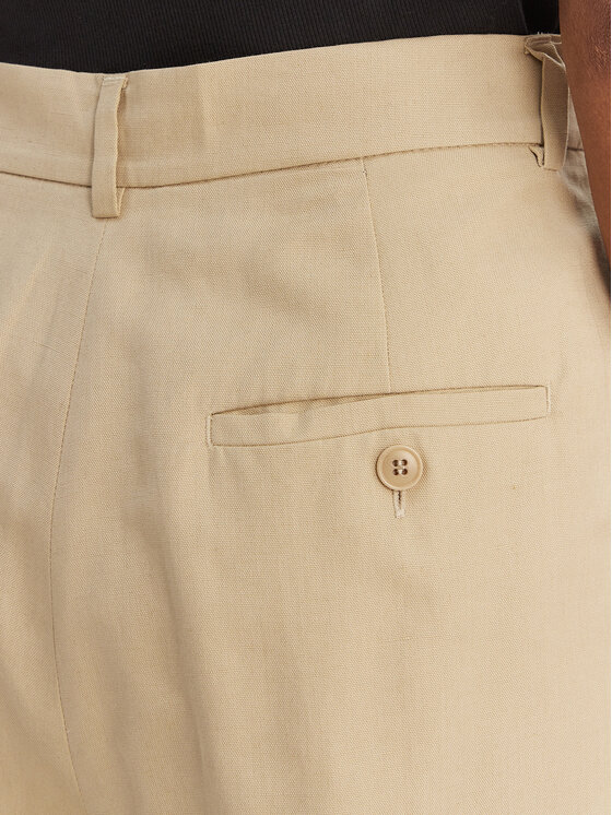 Weekend Max Mara Weekend Max Mara Bermudy Ecuba 2615141022 Béžová Loose Fit