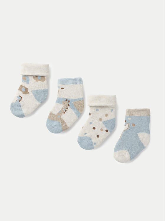Set de 4 perechi de șosete lungi pentru copii Mayoral 9759 Albastru