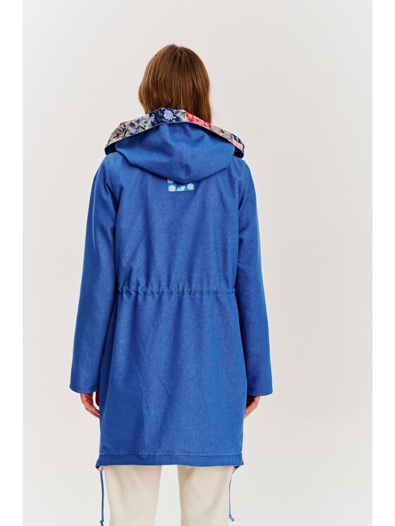 NAOKO NAOKO Parka Morning Hills Modrá Regular Fit